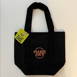 Trader Joe's Mini Tote Bag Canvas Halloween Fall Limited Edition